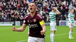 Hearts comprehensively beat injury-hit Celtic to go eight points clear