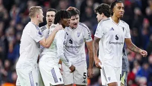 Liverpool v Man Utd: Late Harry Maguire header seals late Anfield win for United