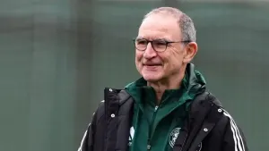 Celtic interim manager Martin O’Neill oversaw training at Lennoxtown (Andrew Milligan/PA)