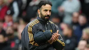 Ruben Amorim said he is not interested in Arne Slot’s assessment of his team (Martin Rickett/PA)