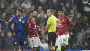 A discussion could take place next week over whether to extend VAR to review second yellow cards (Nick Potts/PA)