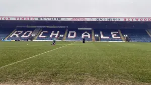 Harvey Gilmour on target as Rochdale edge Aldershot to move up to second