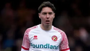Isaac Hutchinson’s early goal enough for Cheltenham to stun Bradford