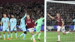 Nuno says ‘nightmare’ Tomas Soucek is a dream to manage after West Ham win