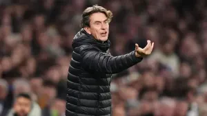 Tottenham manager Thomas Frank defended Micky van de Ven and Djed Spence for walking off the pitch at full-time against Chel