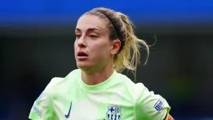 Alexia Putellas was on target for Barcelona (Mike Egerton/PA)