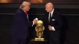 Gianni Infantino accused of FIFA rule break over US president Donald Trump award
