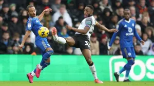 Leicester net three first-half goals to ease past East Midlands rivals Derby