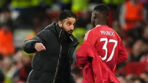 Man Utd star’s half-brother wears ‘Free Kobbie Mainoo’ shirt to Bournemouth draw