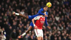 Ten-man Chelsea held Premier League leaders Arsenal to a 1-1 draw (John Walton/PA)