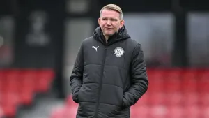 Pete Wild hails Fleetwood’s mature performance in victory at 10-man Newport