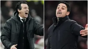 Unai Emery defends decision not to shake Mikel Arteta hand as Arsenal beat Villa