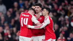 Arsenal first to finish CL league phase with perfect record after edging Kairat