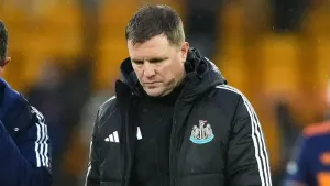 Eddie Howe frustrated as Newcastle held in goalless draw at rock-bottom Wolves
