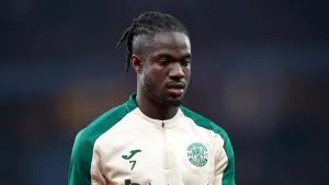 Elie Youan double sets Hibernian on way to victory over 10-man Kilmarnock