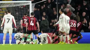 Liverpool stunned as Amine Adli snatches last-gasp win for Bournemouth