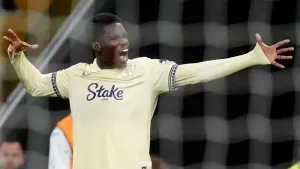 Thierno Barry on target as Everton dent Aston Villa’s Premier League title hopes