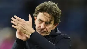 Under-pressure Thomas Frank working ‘very, very hard’ to end Tottenham’s slump