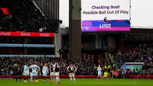 Aston Villa title push falters after VAR controversy in home defeat to Brentford