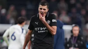 Rodri goes on referee rant after controversial Tottenham goal in Man City draw