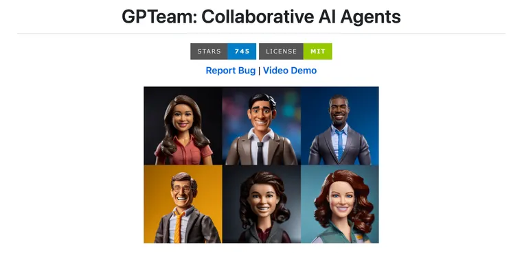 GPTeam: A multi-agent simulation