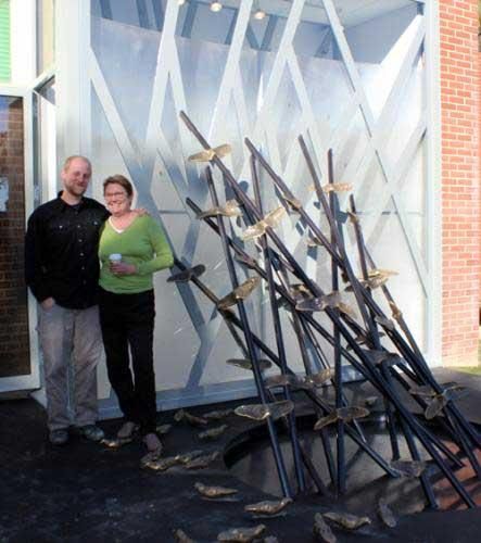 Frederickson, Ross sculpture at SAAG