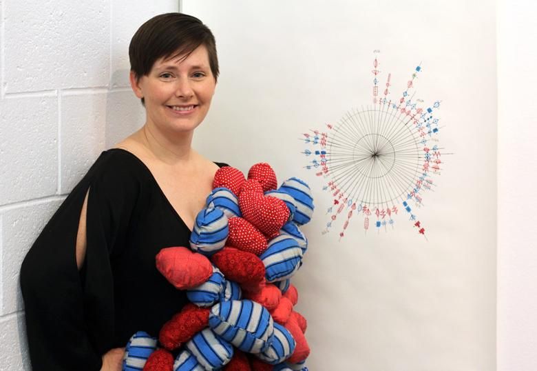 Artist wears her heart, and her accomplishments, on her sleeve