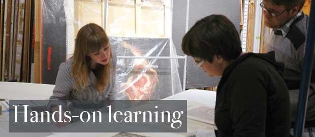 Museum studies interns bring back the 40s