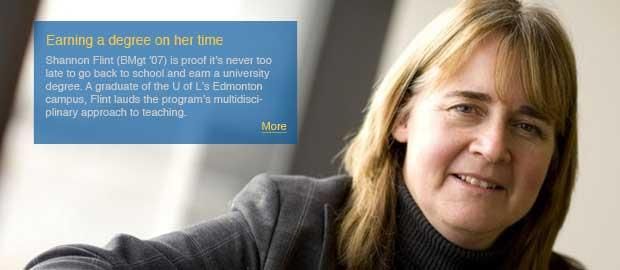 Flint proving it's never too late to get a university degree