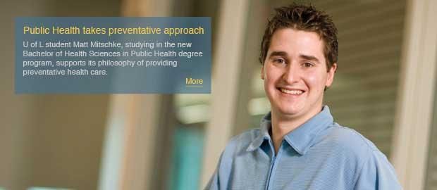 Public Health degree fills niche