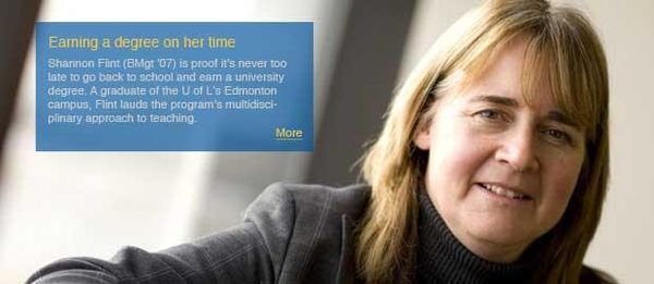 Flint proving it's never too late to get a university degree