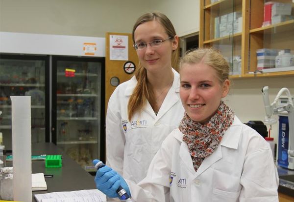German exchange students learn research skills at the University of Lethbridge