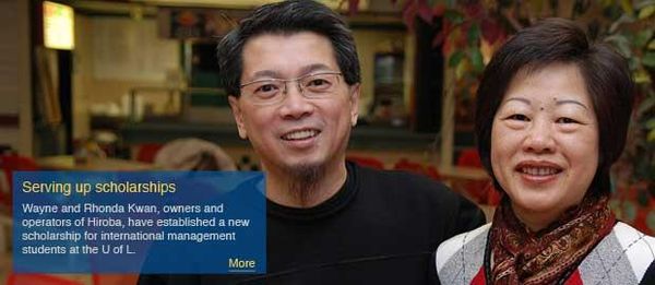 Serving up scholarships