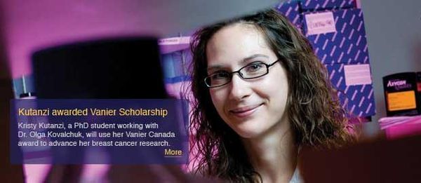 Kutanzi earns Vanier Canada award