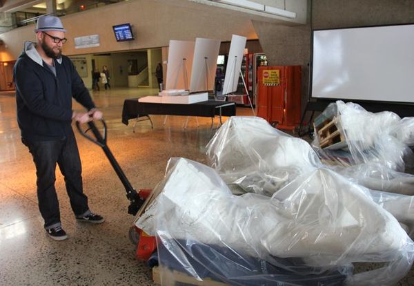 Iconic maquette statues temporarily removed for safety reasons