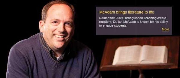 Distinguished teacher connects with students