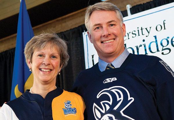 President Mahon and family step up to support Pronghorn Athletics