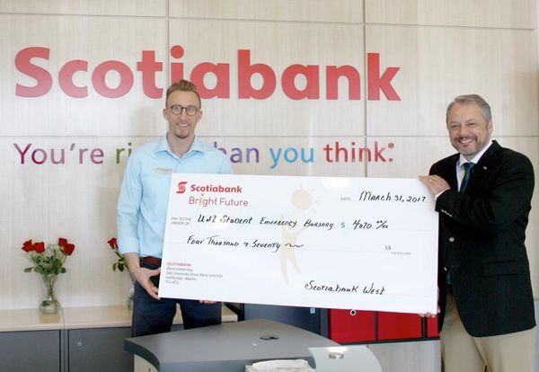 Scotiabank supports establishment of International Student Emergency Bursary