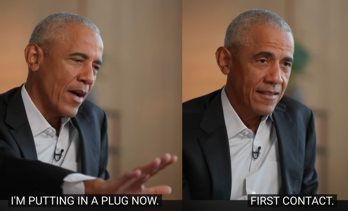 THE UFO FILES! Also, President Obama plugs ‘First Contact'