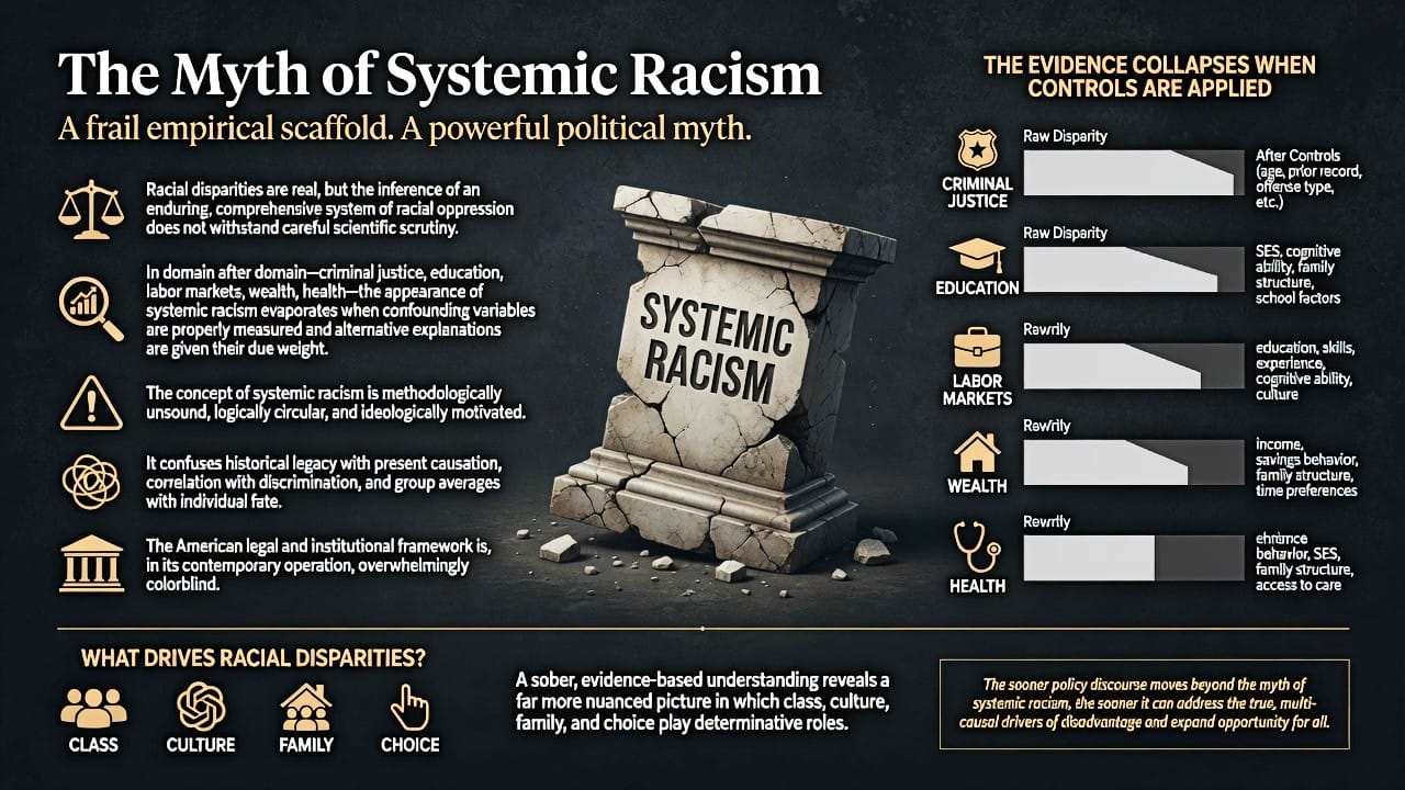 The Myth of Systemic Racism in the United States