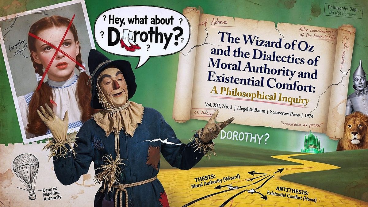"The Wizard of Oz" and the Dialectics of Moral Authority and Existential Comfort: A Philosophical Inquiry