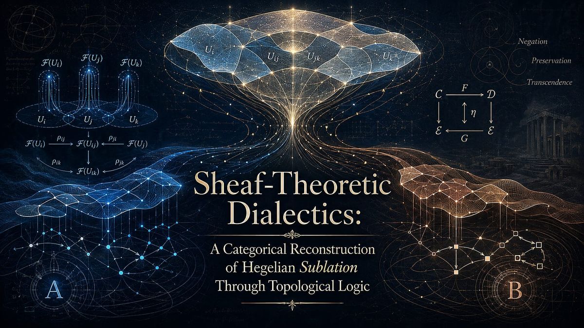 Sheaf-Theoretic Dialectics: A Categorical Reconstruction of Hegelian Sublation Through Topological Logic