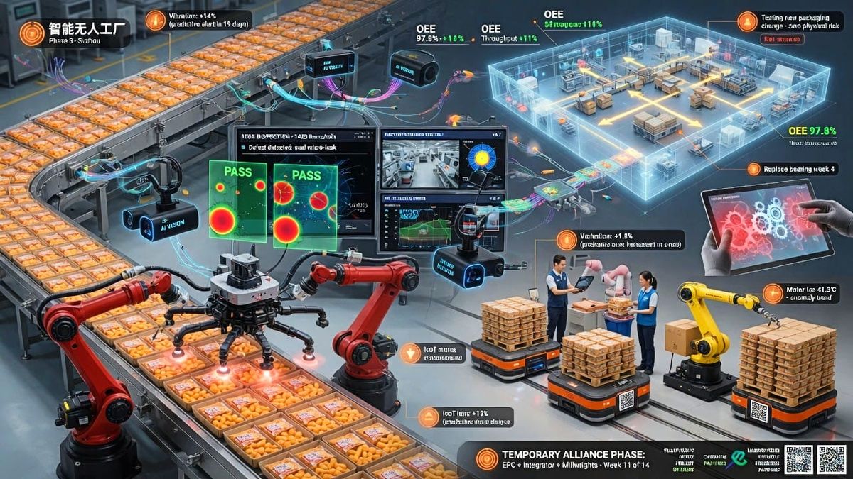 Building the Intelligent Factory: How AI and Robotics Are Transforming Food Production