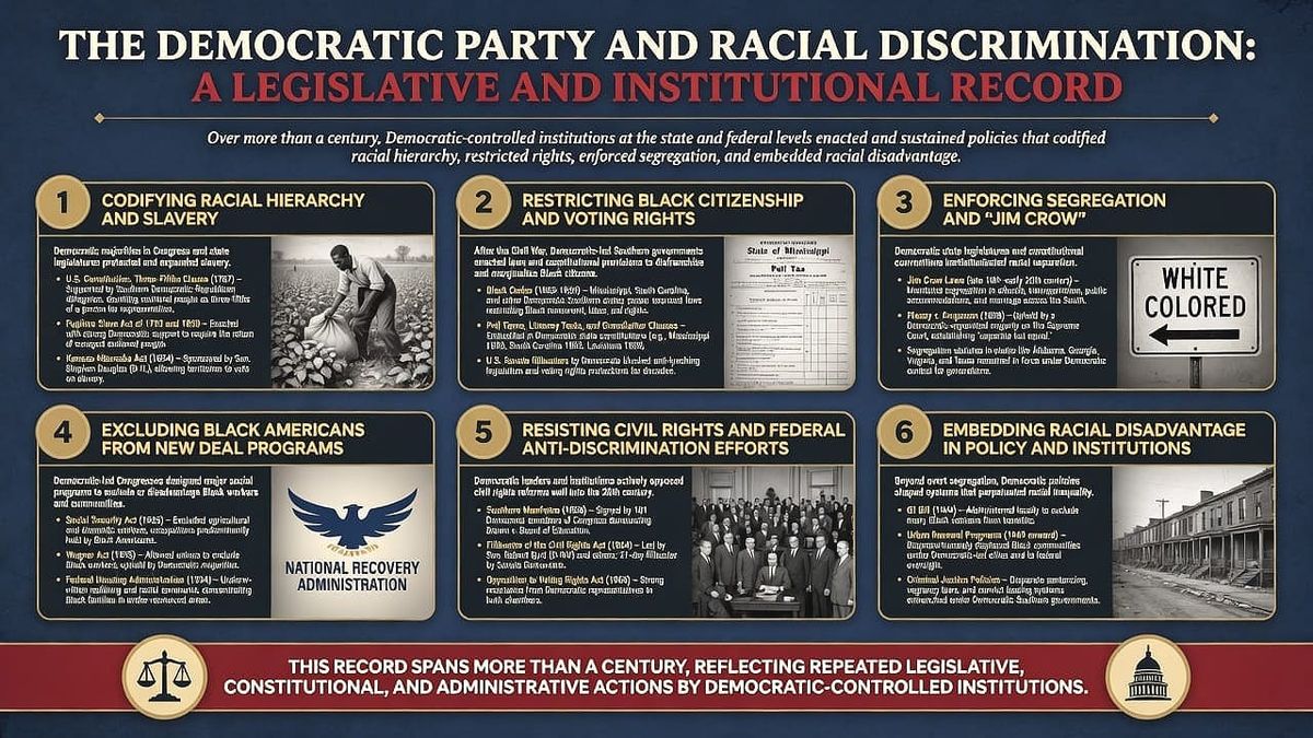 The Democratic Party and Racial Discrimination: A Historical Record of Promotion and Support