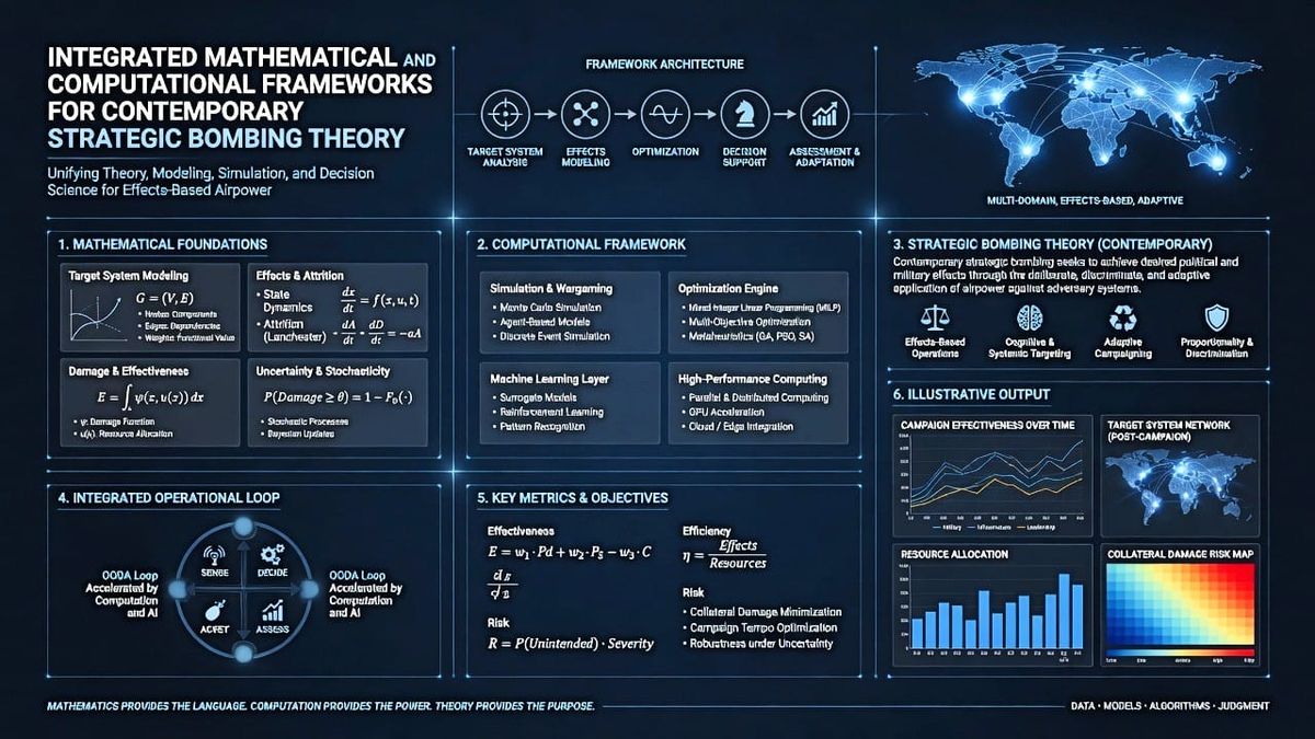 Integrated Mathematical and Computational Frameworks for Contemporary Strategic Bombing Theory