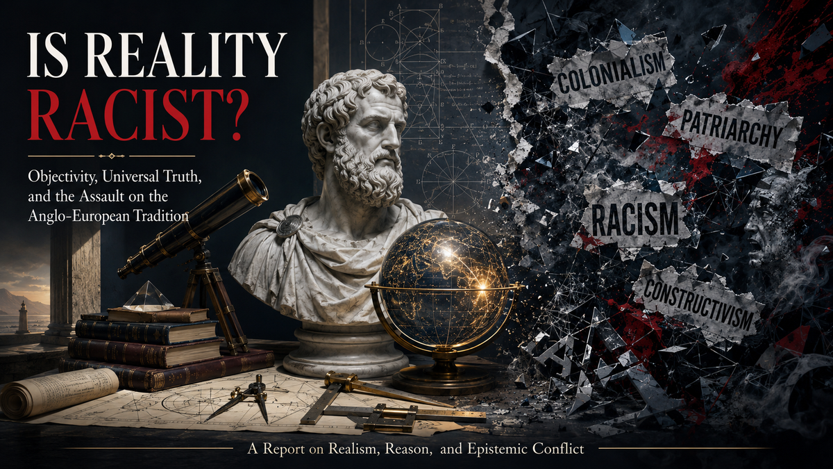 Destroying Reality: How Anti-White and Anti-Male Racism Undermines the Greatest Cognitive Achievement of the West