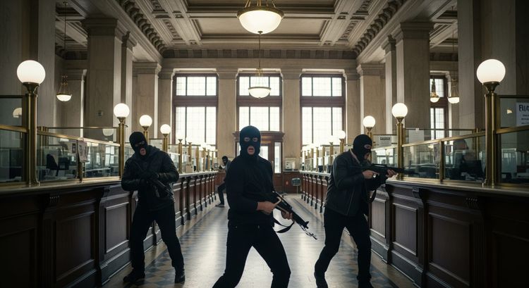 El Golpe en el Banco del Centro 🔫