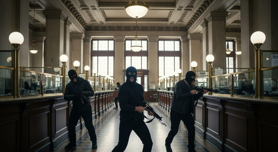 El Golpe en el Banco del Centro 🔫