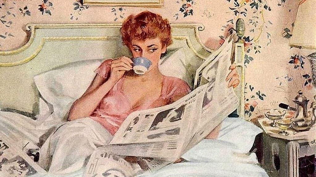 John Gannam - Tea in Bed
