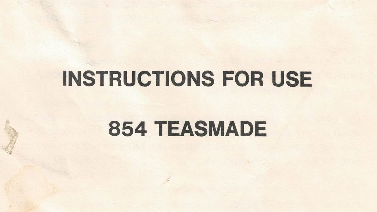 Goblin Teasmade 854 Manual